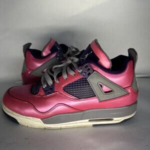 Air Jordan 4 Retro GS Voltage Cherry Pink Basketball Shoe Kids Size 6.5